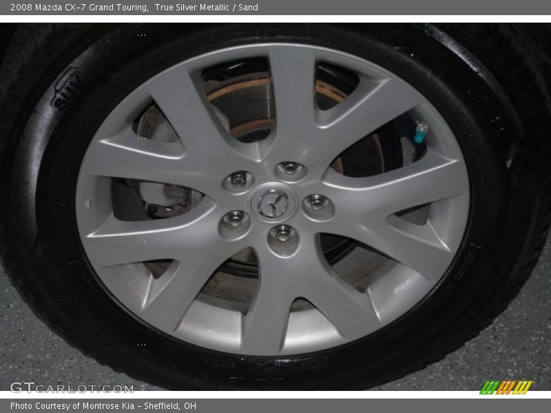 True Silver Metallic / Sand 2008 Mazda CX-7 Grand Touring