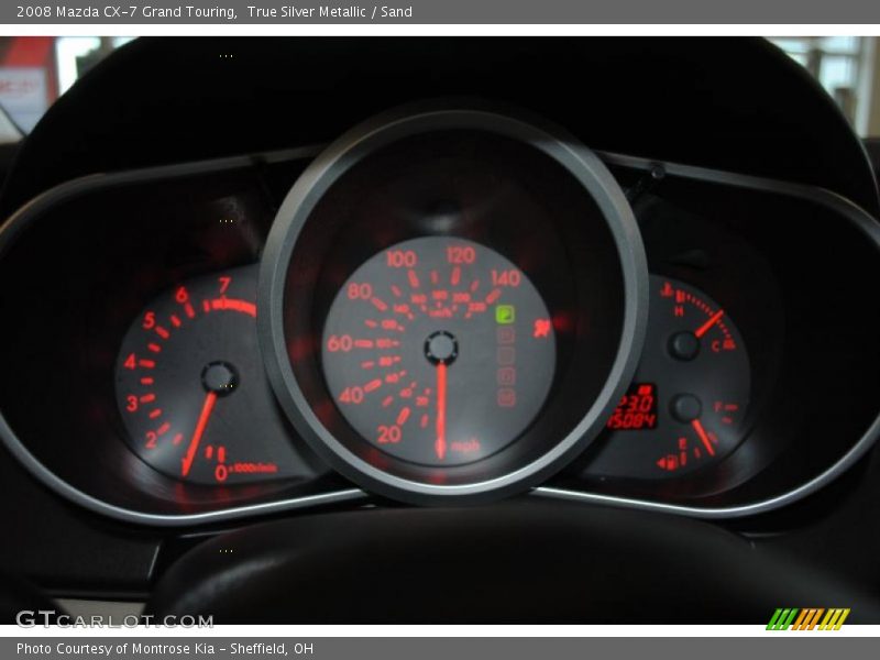 True Silver Metallic / Sand 2008 Mazda CX-7 Grand Touring