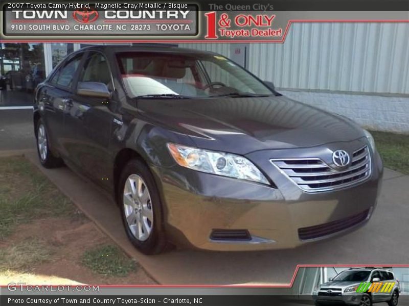 Magnetic Gray Metallic / Bisque 2007 Toyota Camry Hybrid