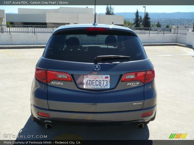 Carbon Gray Pearl / Ebony 2007 Acura RDX