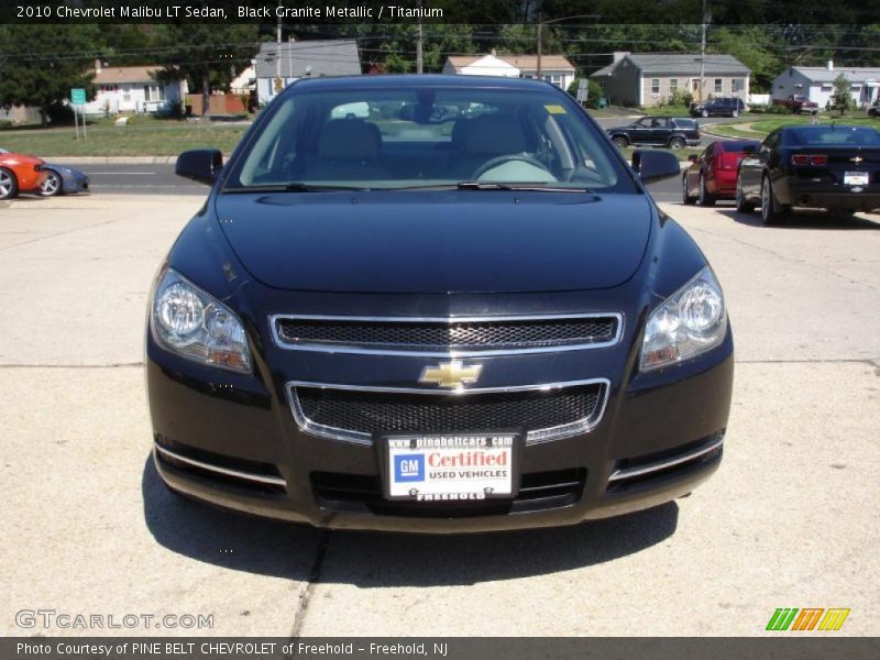 Black Granite Metallic / Titanium 2010 Chevrolet Malibu LT Sedan