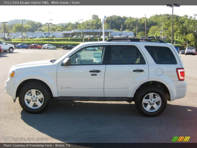 White Suede / Stone 2011 Ford Escape Hybrid 4WD