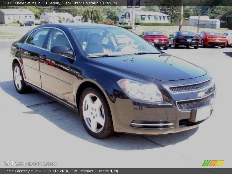 Black Granite Metallic / Titanium 2010 Chevrolet Malibu LT Sedan