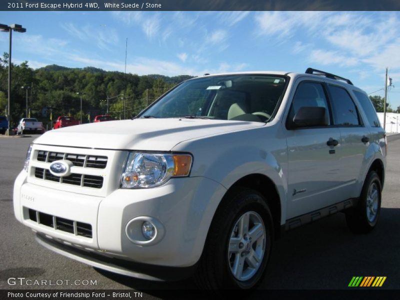 White Suede / Stone 2011 Ford Escape Hybrid 4WD
