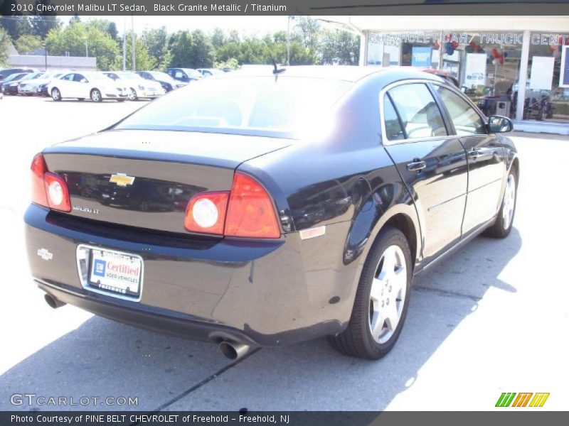Black Granite Metallic / Titanium 2010 Chevrolet Malibu LT Sedan