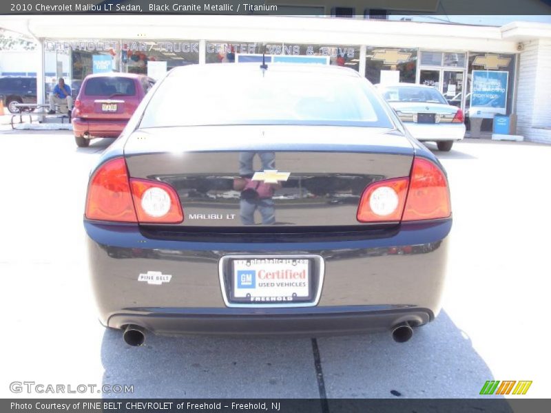 Black Granite Metallic / Titanium 2010 Chevrolet Malibu LT Sedan