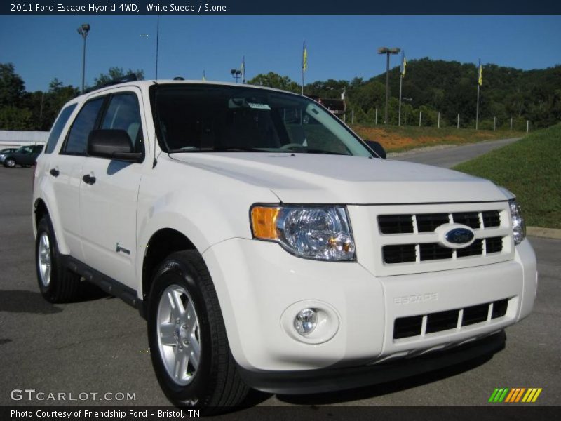 White Suede / Stone 2011 Ford Escape Hybrid 4WD