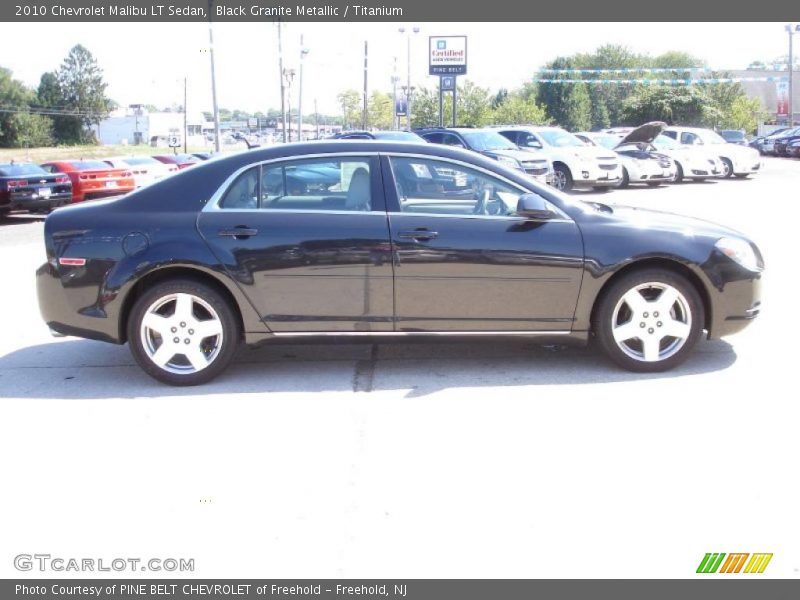 Black Granite Metallic / Titanium 2010 Chevrolet Malibu LT Sedan