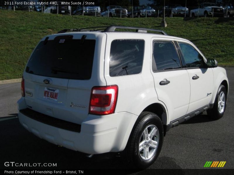 White Suede / Stone 2011 Ford Escape Hybrid 4WD