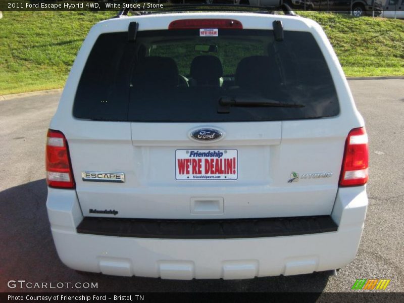 White Suede / Stone 2011 Ford Escape Hybrid 4WD