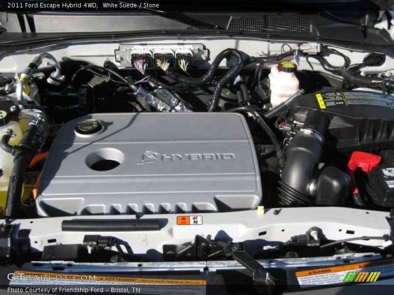 White Suede / Stone 2011 Ford Escape Hybrid 4WD