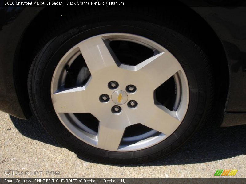 Black Granite Metallic / Titanium 2010 Chevrolet Malibu LT Sedan