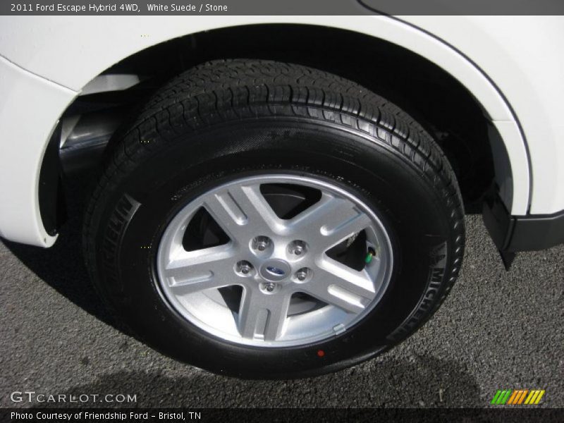 White Suede / Stone 2011 Ford Escape Hybrid 4WD