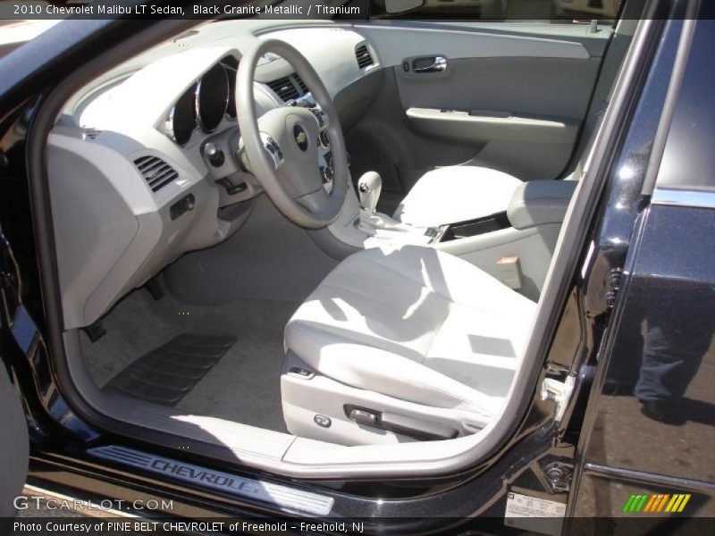 Black Granite Metallic / Titanium 2010 Chevrolet Malibu LT Sedan