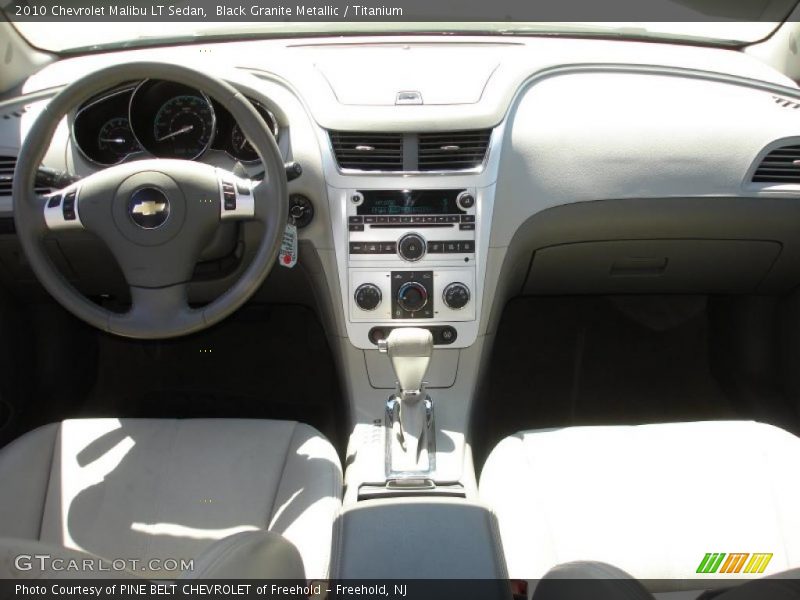 Black Granite Metallic / Titanium 2010 Chevrolet Malibu LT Sedan