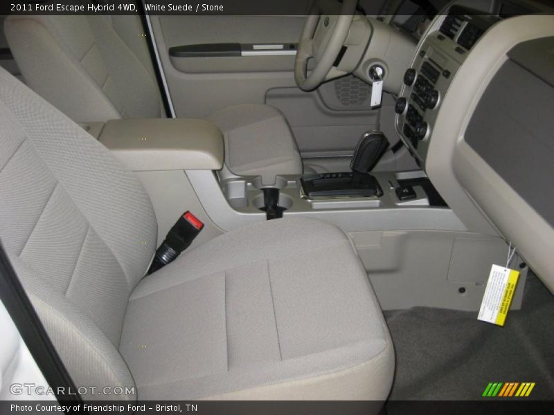 White Suede / Stone 2011 Ford Escape Hybrid 4WD
