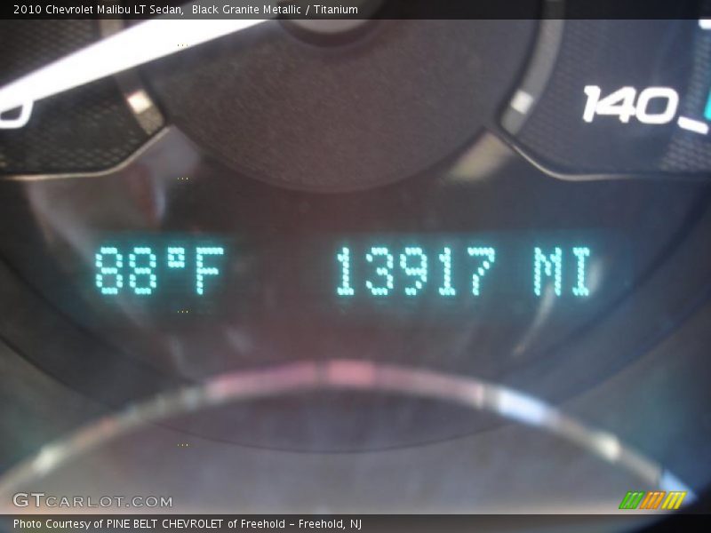 Black Granite Metallic / Titanium 2010 Chevrolet Malibu LT Sedan