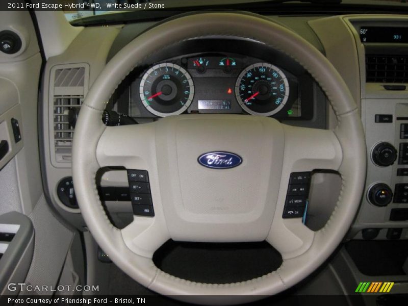 White Suede / Stone 2011 Ford Escape Hybrid 4WD