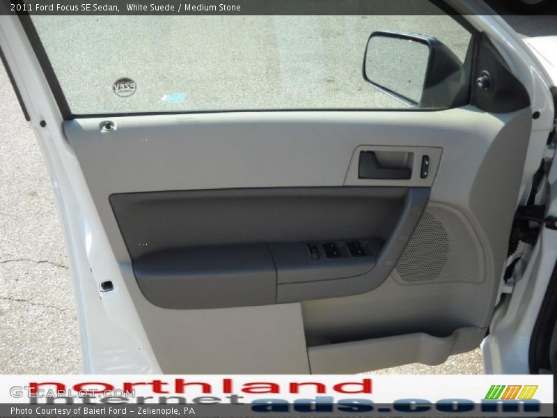 White Suede / Medium Stone 2011 Ford Focus SE Sedan
