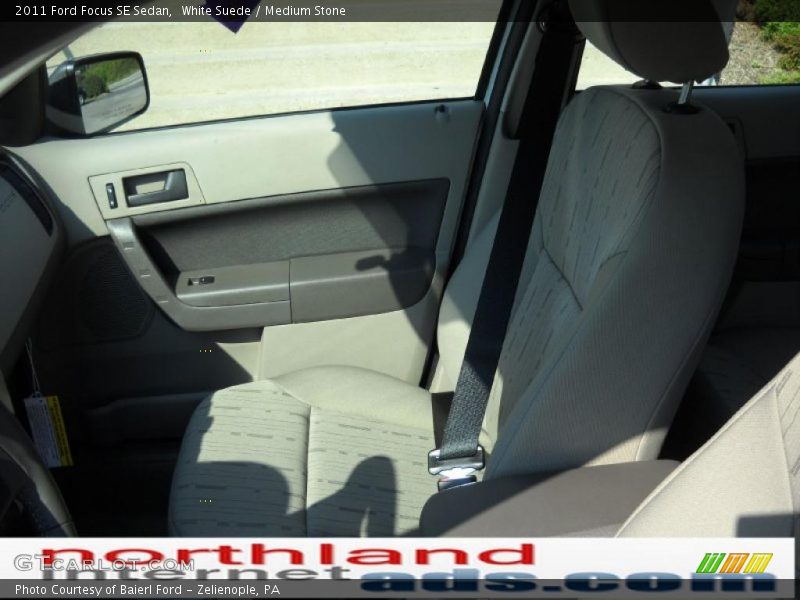 White Suede / Medium Stone 2011 Ford Focus SE Sedan