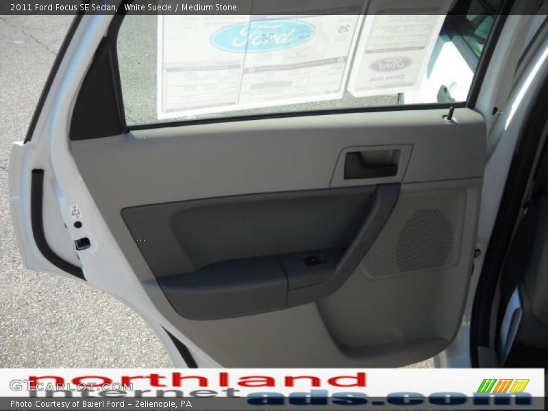 White Suede / Medium Stone 2011 Ford Focus SE Sedan