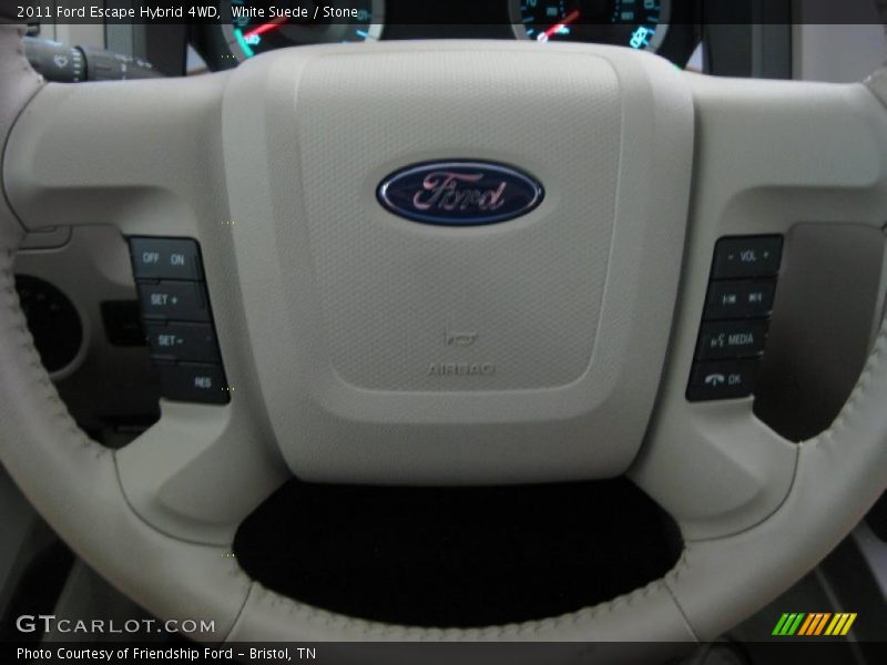 White Suede / Stone 2011 Ford Escape Hybrid 4WD