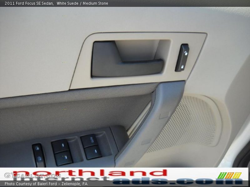 White Suede / Medium Stone 2011 Ford Focus SE Sedan