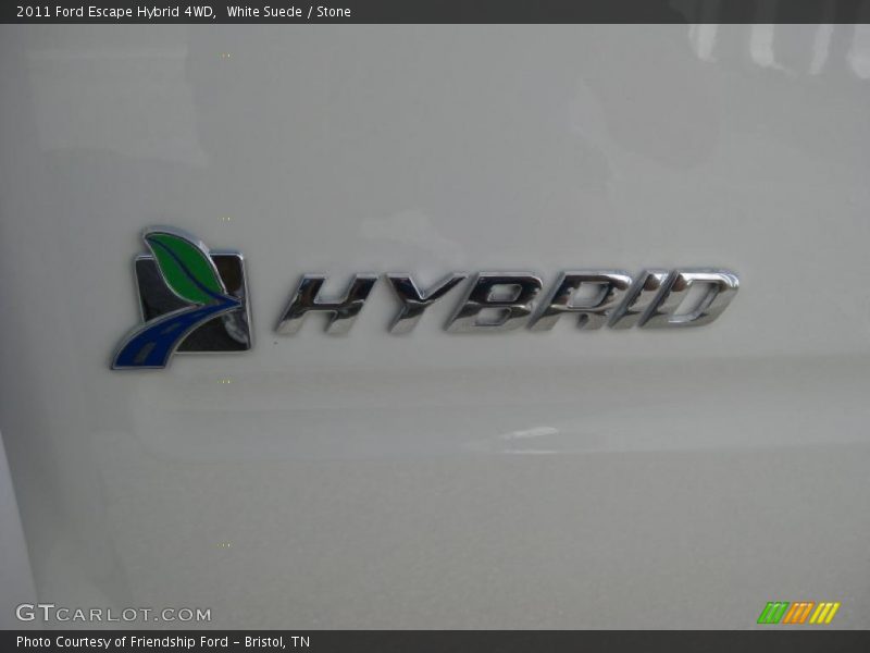 White Suede / Stone 2011 Ford Escape Hybrid 4WD