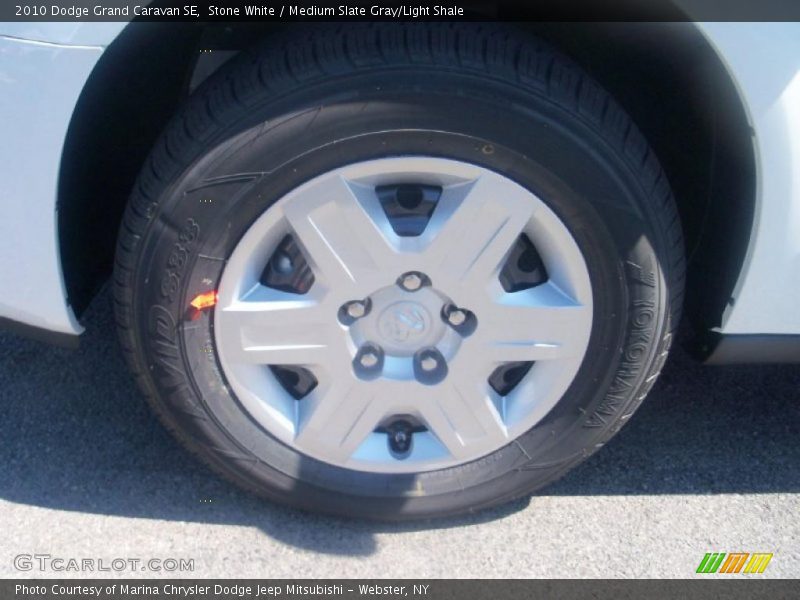 Stone White / Medium Slate Gray/Light Shale 2010 Dodge Grand Caravan SE