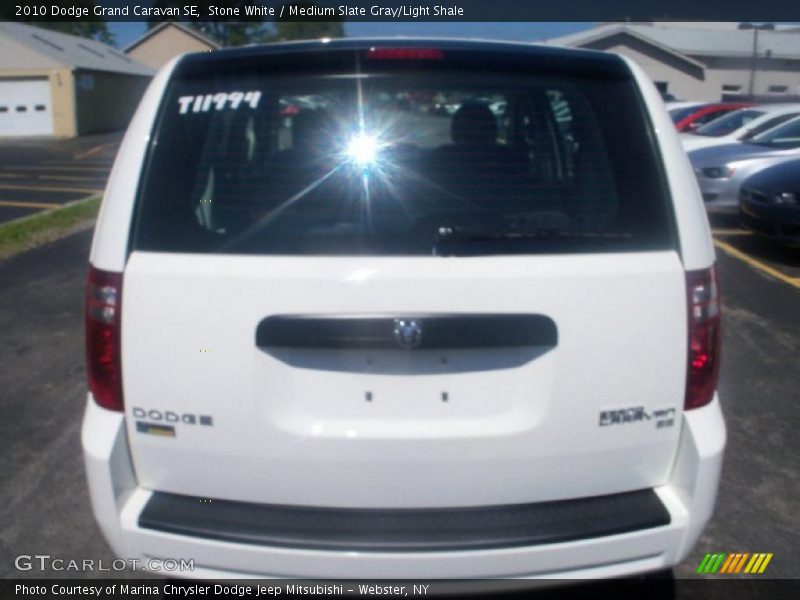 Stone White / Medium Slate Gray/Light Shale 2010 Dodge Grand Caravan SE