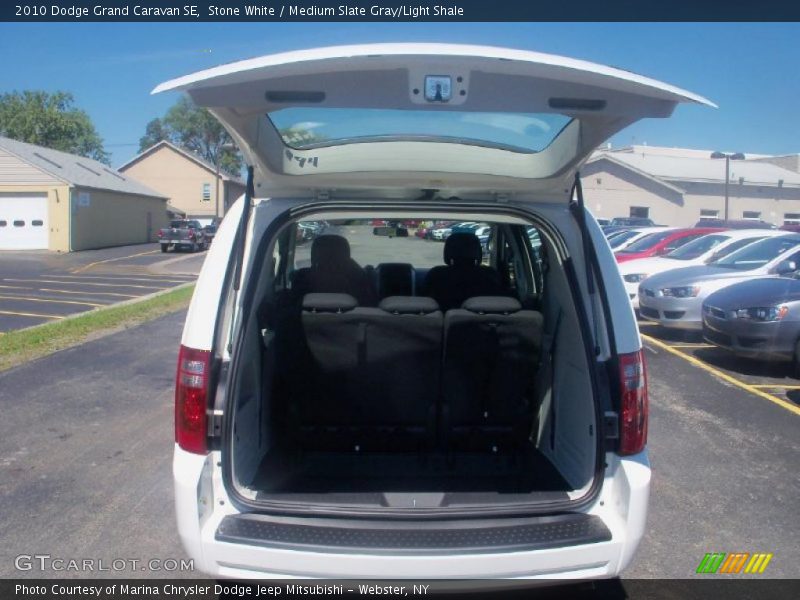 Stone White / Medium Slate Gray/Light Shale 2010 Dodge Grand Caravan SE