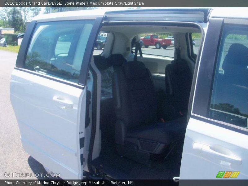 Stone White / Medium Slate Gray/Light Shale 2010 Dodge Grand Caravan SE