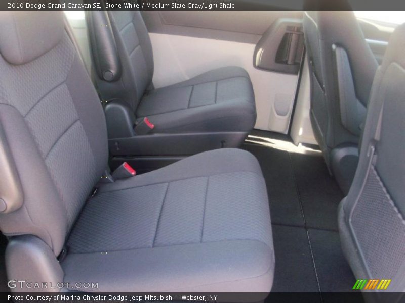 Stone White / Medium Slate Gray/Light Shale 2010 Dodge Grand Caravan SE