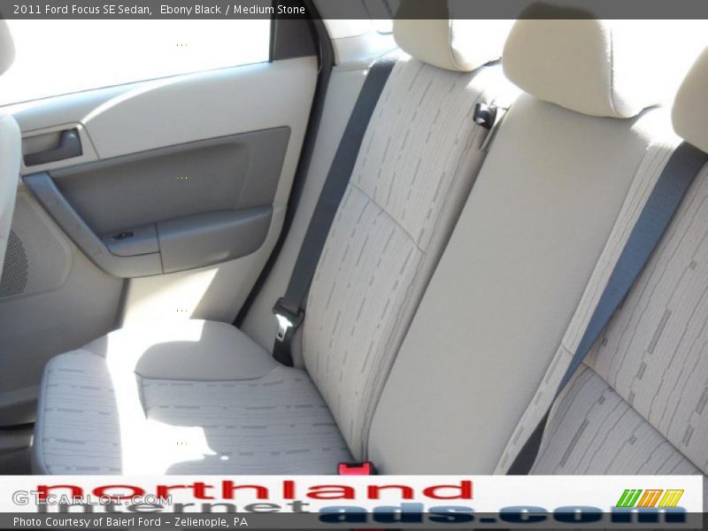 Ebony Black / Medium Stone 2011 Ford Focus SE Sedan
