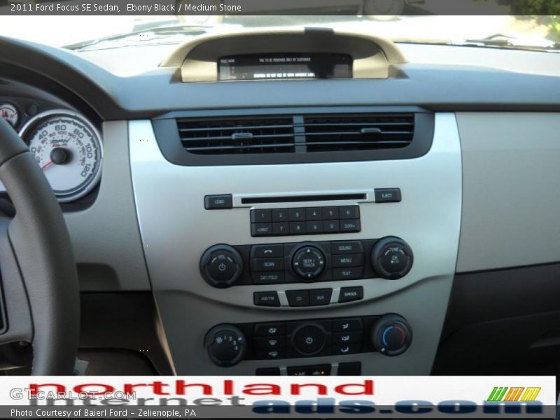 Ebony Black / Medium Stone 2011 Ford Focus SE Sedan