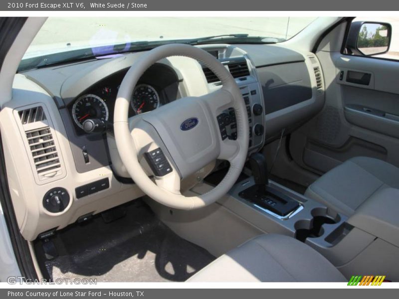 White Suede / Stone 2010 Ford Escape XLT V6
