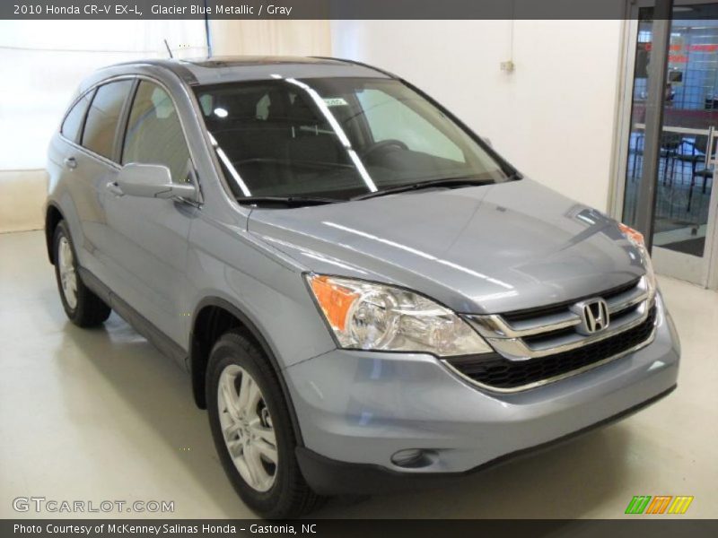 Glacier Blue Metallic / Gray 2010 Honda CR-V EX-L