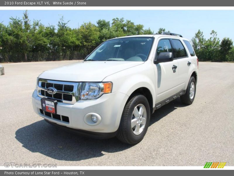White Suede / Stone 2010 Ford Escape XLT V6