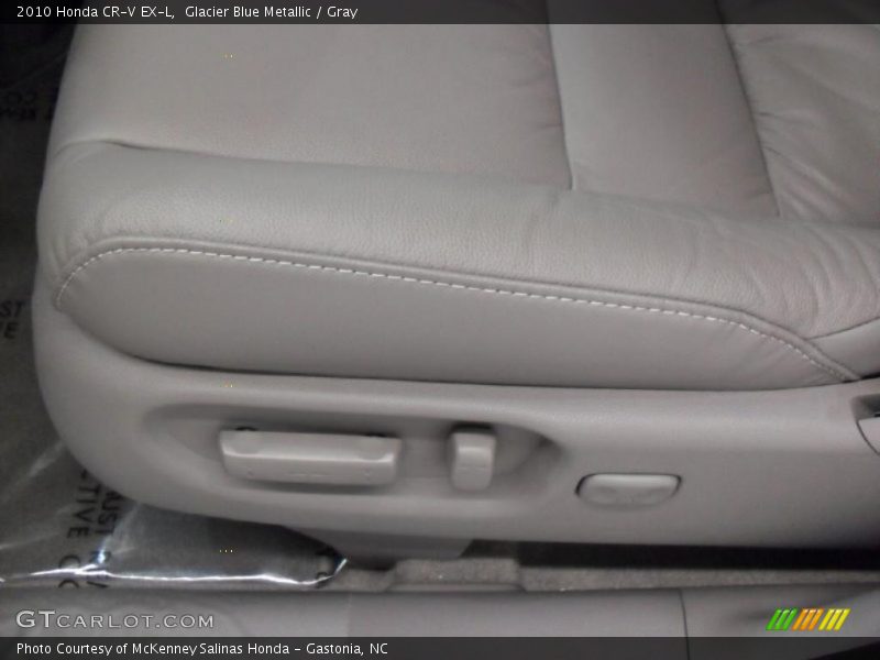 Glacier Blue Metallic / Gray 2010 Honda CR-V EX-L