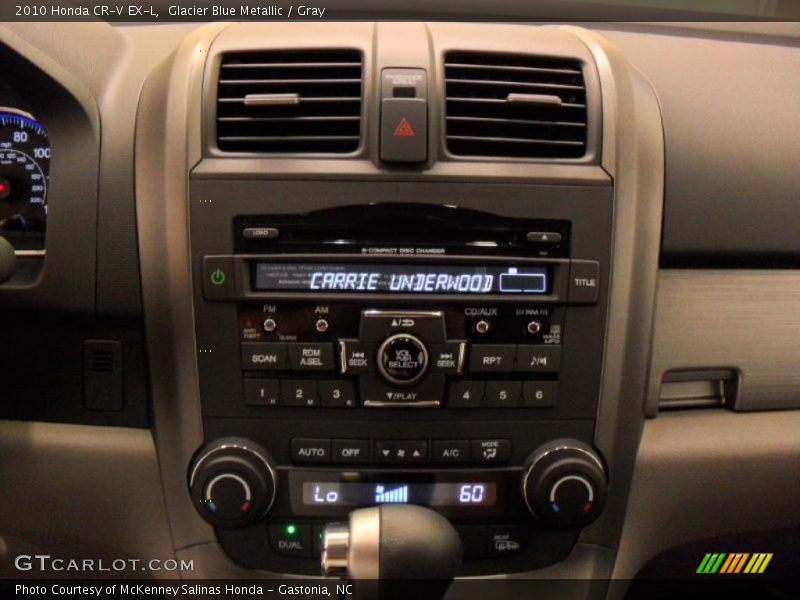 Glacier Blue Metallic / Gray 2010 Honda CR-V EX-L