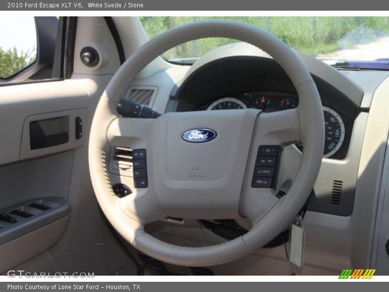 White Suede / Stone 2010 Ford Escape XLT V6