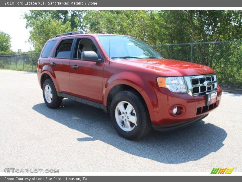 Sangria Red Metallic / Stone 2010 Ford Escape XLT