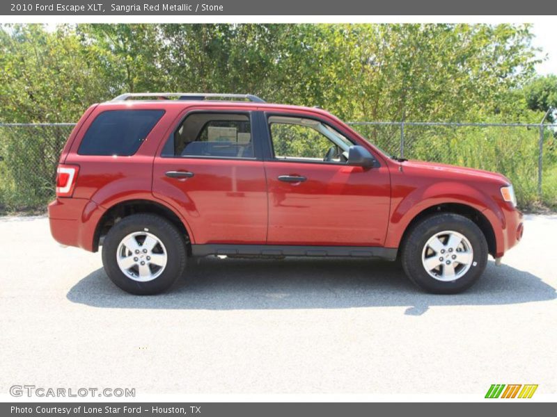 Sangria Red Metallic / Stone 2010 Ford Escape XLT