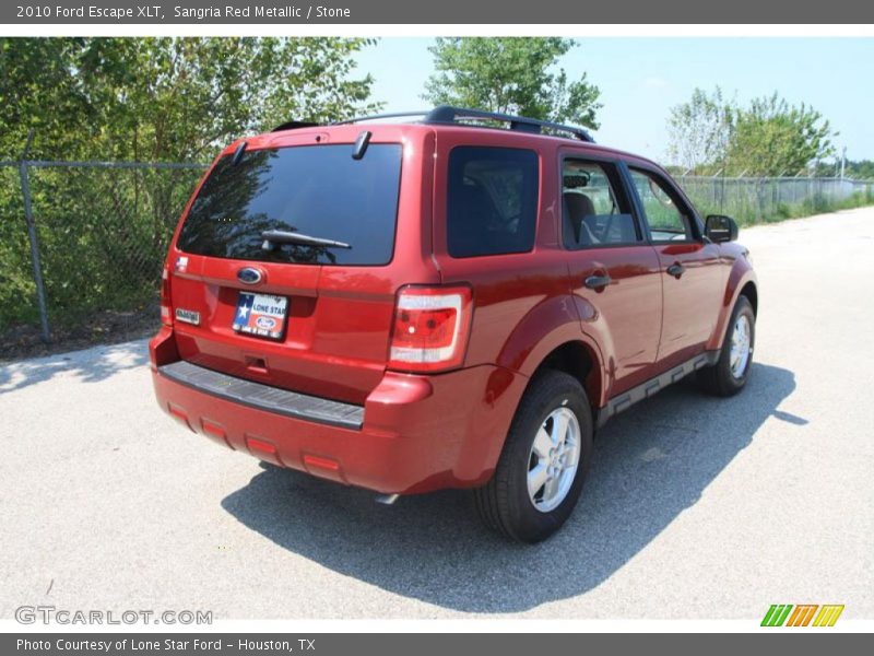 Sangria Red Metallic / Stone 2010 Ford Escape XLT