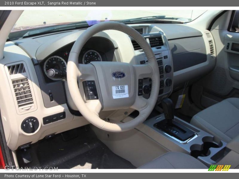 Sangria Red Metallic / Stone 2010 Ford Escape XLT