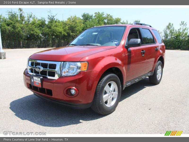 Sangria Red Metallic / Stone 2010 Ford Escape XLT