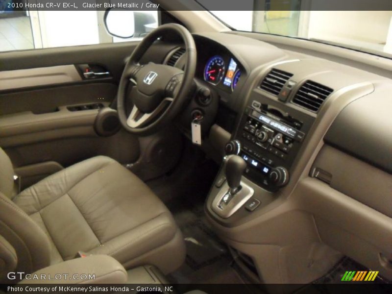 Glacier Blue Metallic / Gray 2010 Honda CR-V EX-L