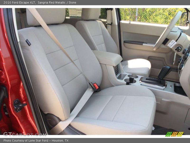 Sangria Red Metallic / Stone 2010 Ford Escape XLT