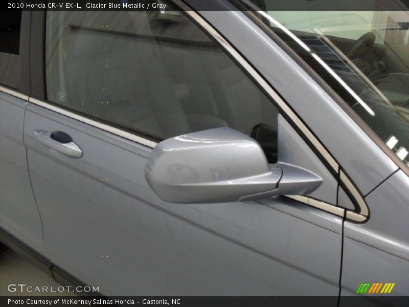 Glacier Blue Metallic / Gray 2010 Honda CR-V EX-L