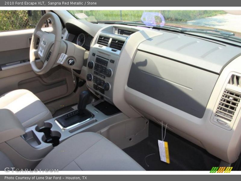 Sangria Red Metallic / Stone 2010 Ford Escape XLT
